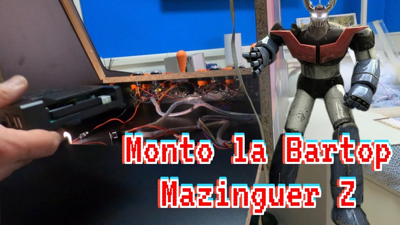 Monto La Bartop De Mazinguer Z#bartop#arcade#pandoraex2#pandora3dbox#juegosarcade#retrogamer#amiga