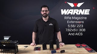 How to install Mag Extensions for AICS, AR15 and AR10, SR25/LR308 Style Magpul® Magazines.