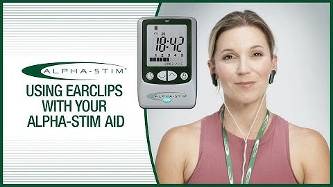 How to Use  Earclips with Your Alpha-Stim AID