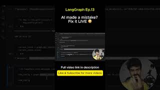 LangGraph update state if AI makes error