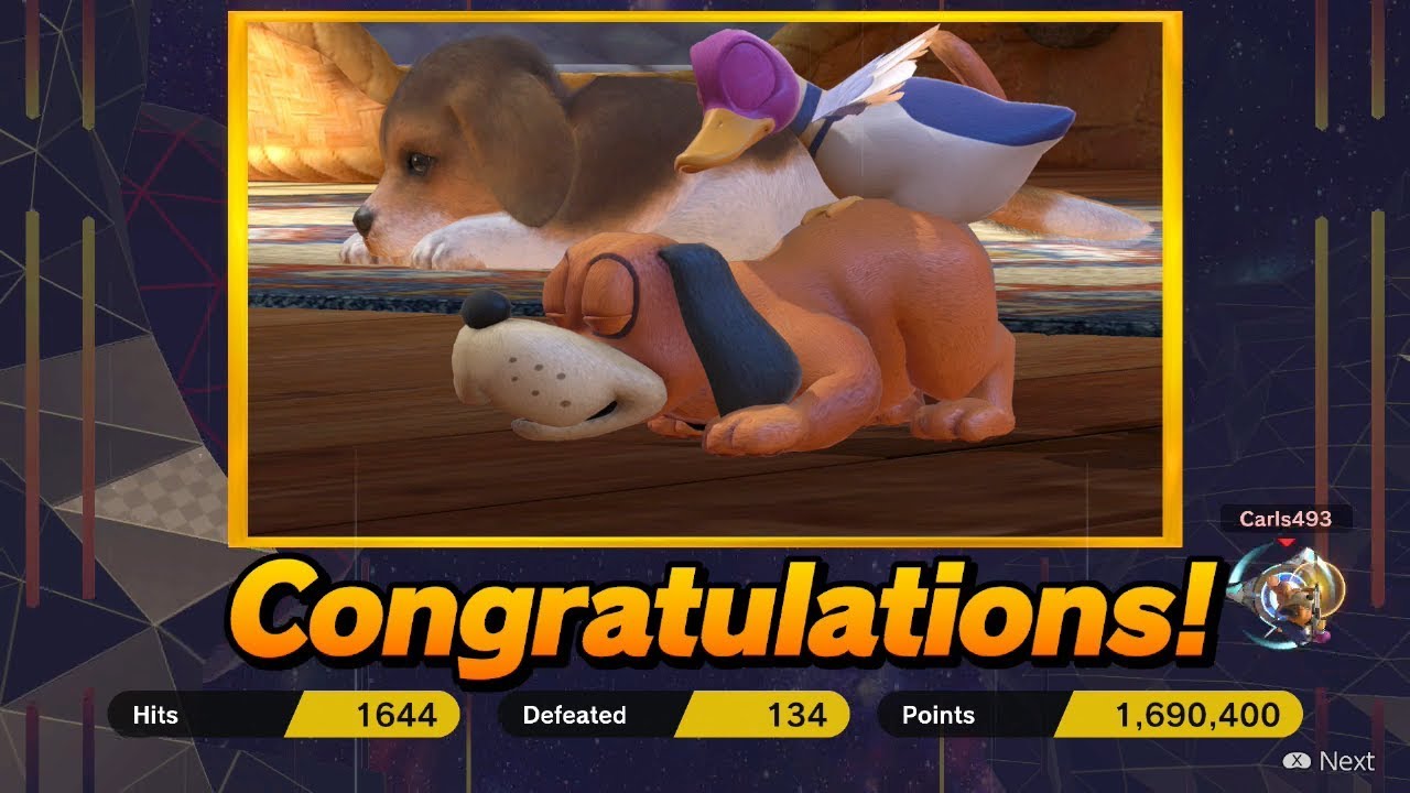 Super Smash Bros. Ultimate: Classic Mode: Intensity 9.9 Clear as Duck Hunt