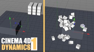 Cinema 4D - Dynamics for Beginners Tutorial #01