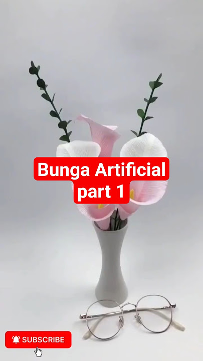 ✨cara membuat bunga lili terompet #shorts #diy #seni #art #tutorial #kerajinantangan