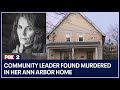 Community leader found murdered in her ann arbor home