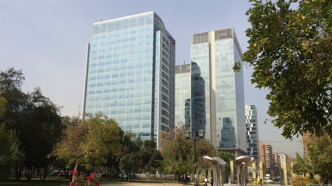 Santiago do Chile no outono - Parque Araucano