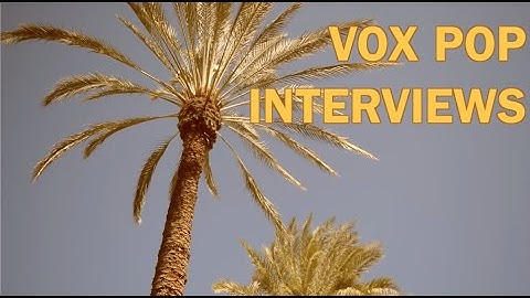 VOX POP INTERVIEW: DESCRIBE YOUR LIFE AS A MOVIE TITLE