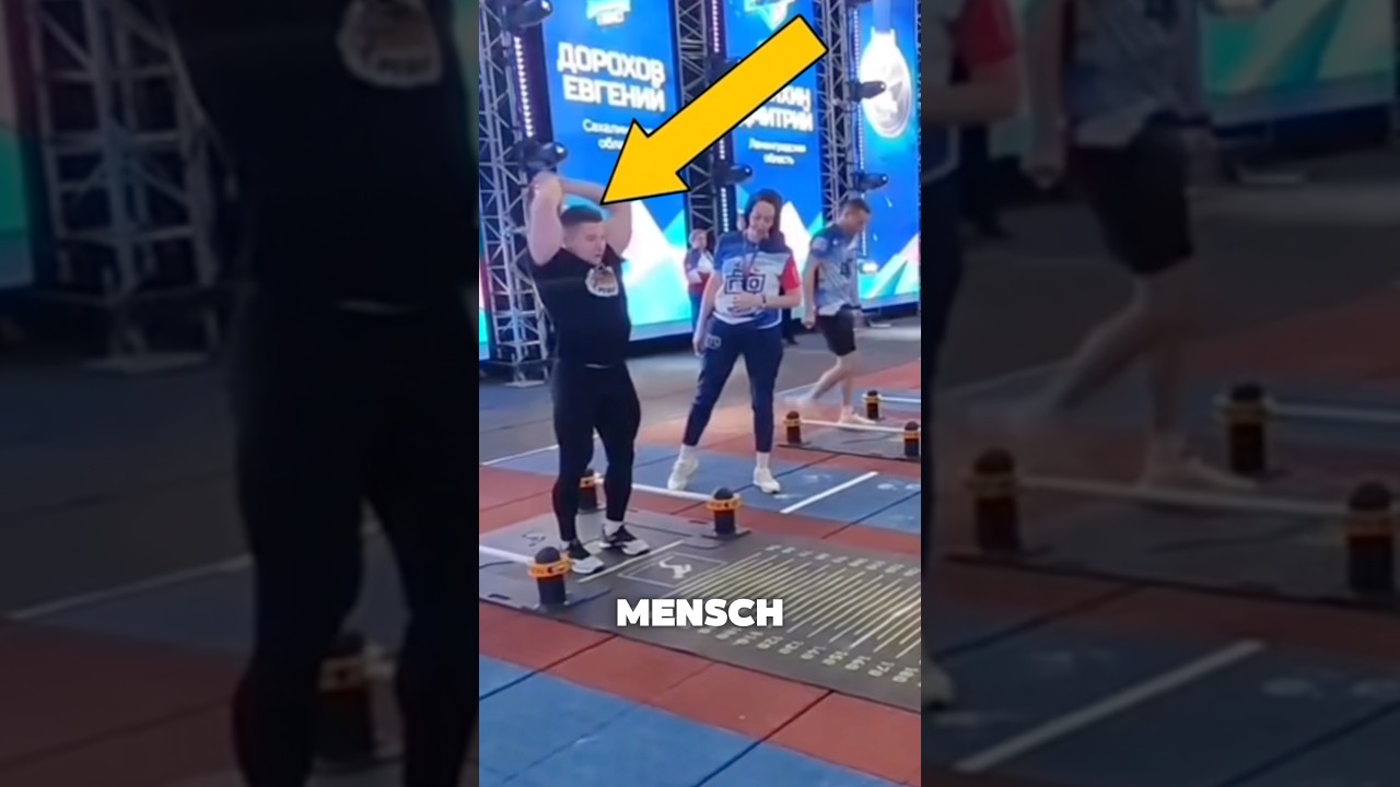 Dieser Mann kann kein Mensch sein! #weitsprung #wettkampf #viral