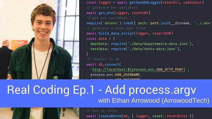 Real Coding Ep.1 - Add process.argv