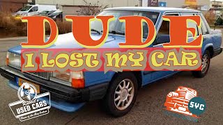 Rob Pitts Dude I Lost My Car - Rabbits Used Cars