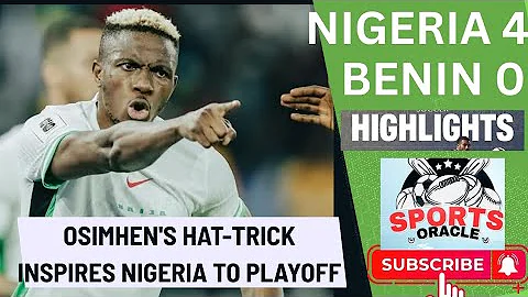 Osimhen’s hat-trick inspires Nigeria to World Cup playoff 
