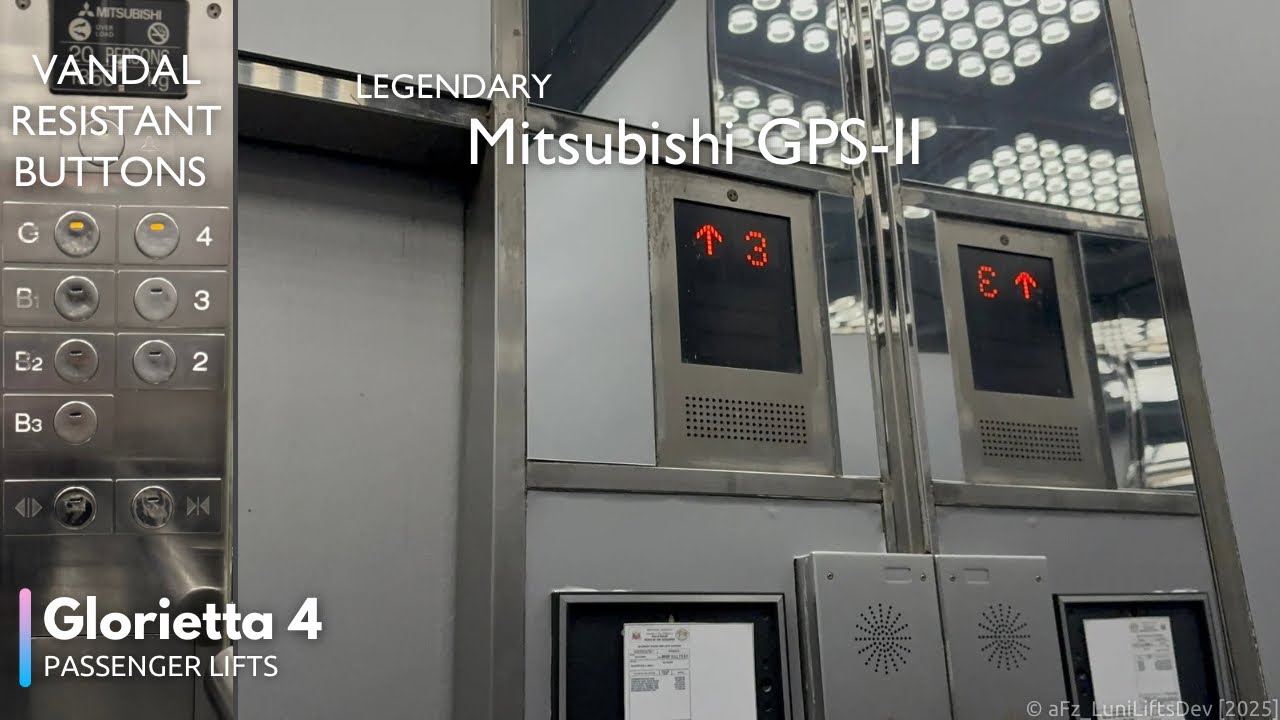 LEGENDARY Mitsubishi GPS-II Elevator with Voiceovers - Makati Glorietta 4
