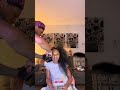 I did my sister hair for picture day 📚🙄 she think she all that now #usatravelvlog #dayinmylife