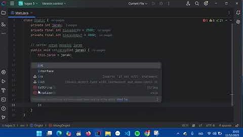 Membuat program menghitung ongkir mengunakan enkapsulasi getter dan setter 