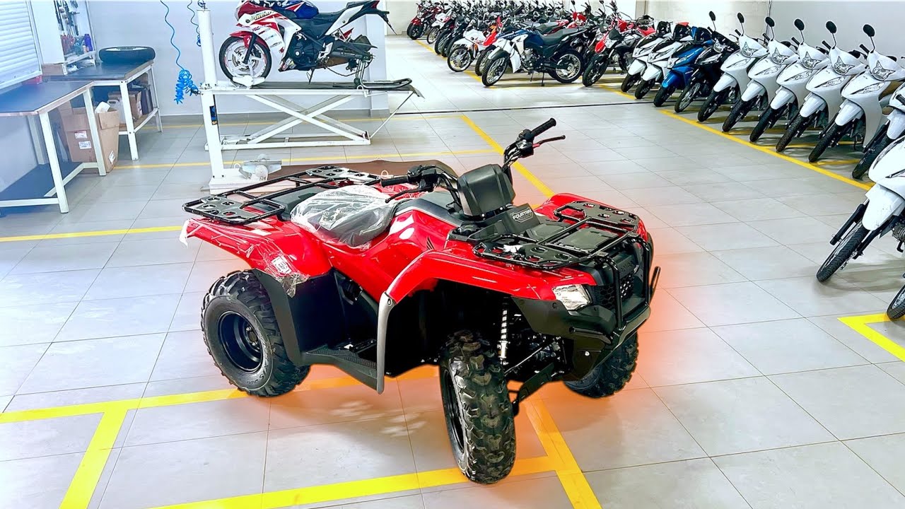 QUADRICICLO HONDA FOURTRAX 4X4 EM DETALHES NA HONDA