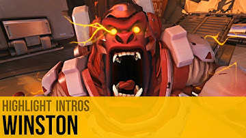 Overwatch | Winston Highlight Intros | Without UI