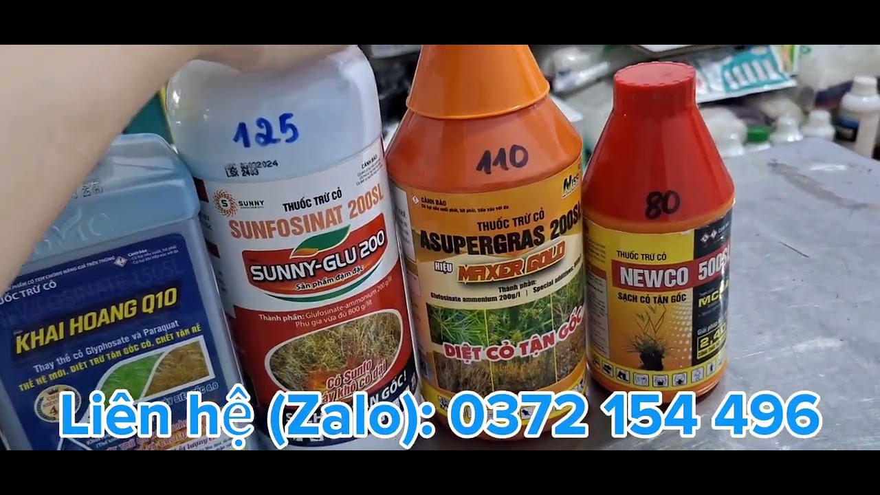 Báo giá THUỐC CỎ mới nhất siêu HIỆU QUẢ | VTNN NÔNG NGHIỆP XANH #baogia #thuocco #vtnn 