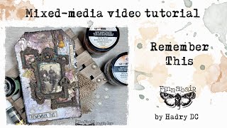 Remember This - Mixed Media Tag by @HadryDCMixedMedia