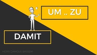 Der Finalsatz - um ...zu, damit - :)