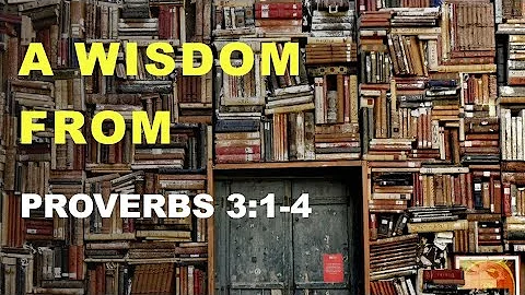 A wisdom from Proverbs 3:1-4 #biblestudy #bibleverse #viral #theology #devotional