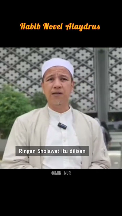 Perbanyak Sholawat | Habib Novel Alaydrus | #shorts #habibnovelalaydrus