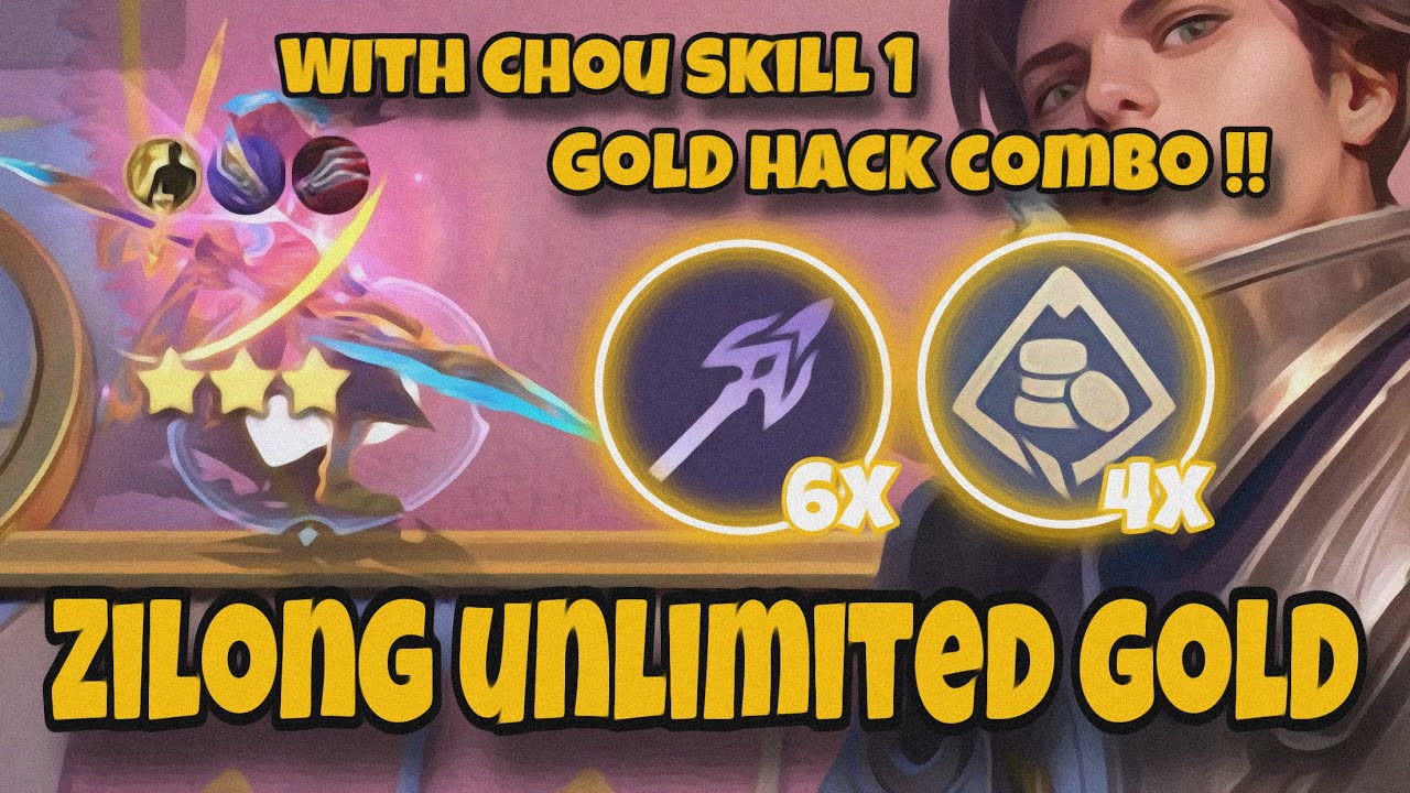 GOLD HACK COMBO !! ZILONG LANCER WITH CHOU SKILL 1 | MAGIC CHESS MLBB