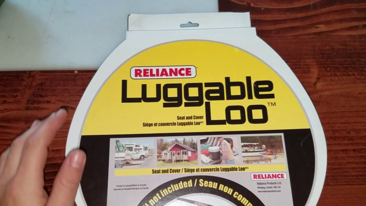 unboxing:Reliance Luggable Loo snap-on Toilet Seat with ...