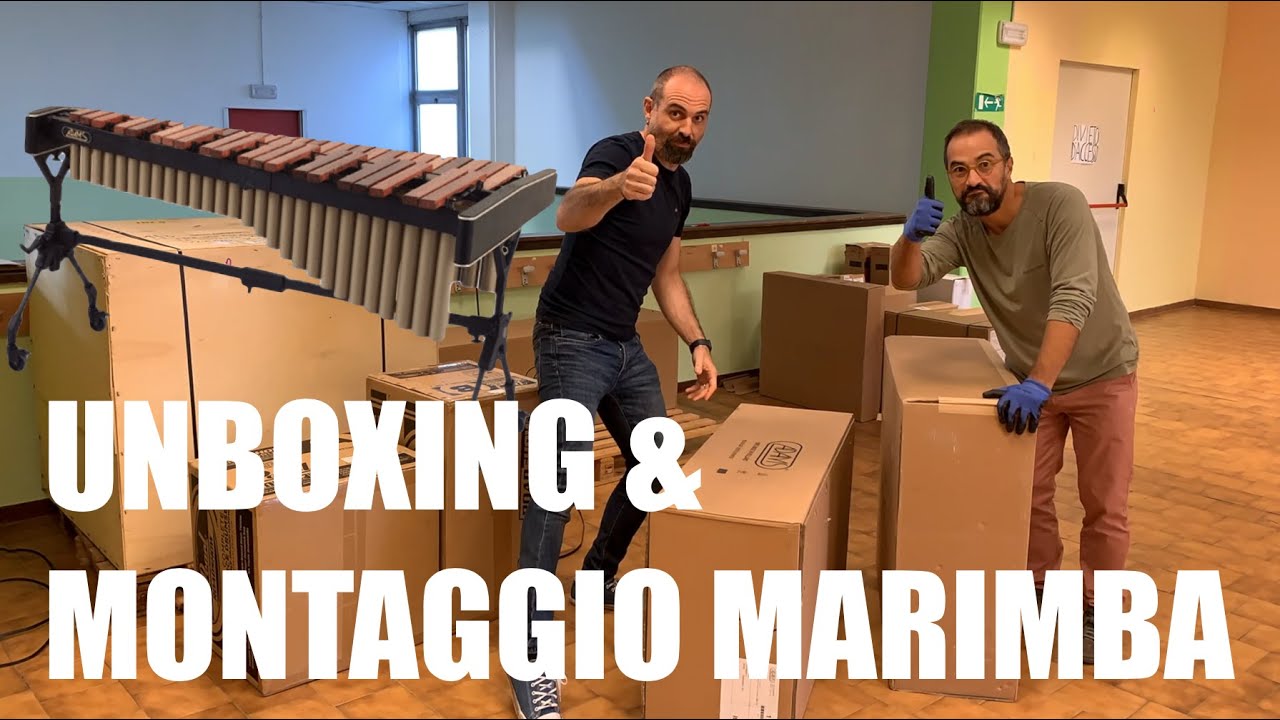 Unboxing & montaggio Marimba Adams MSPV43