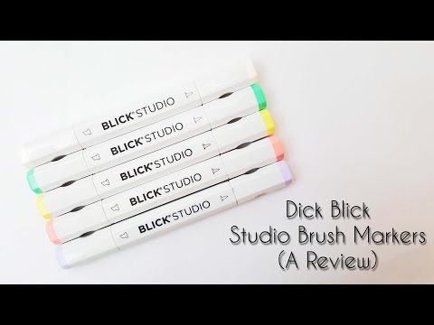 Alcohol Marker Review: Blick Studio Markers