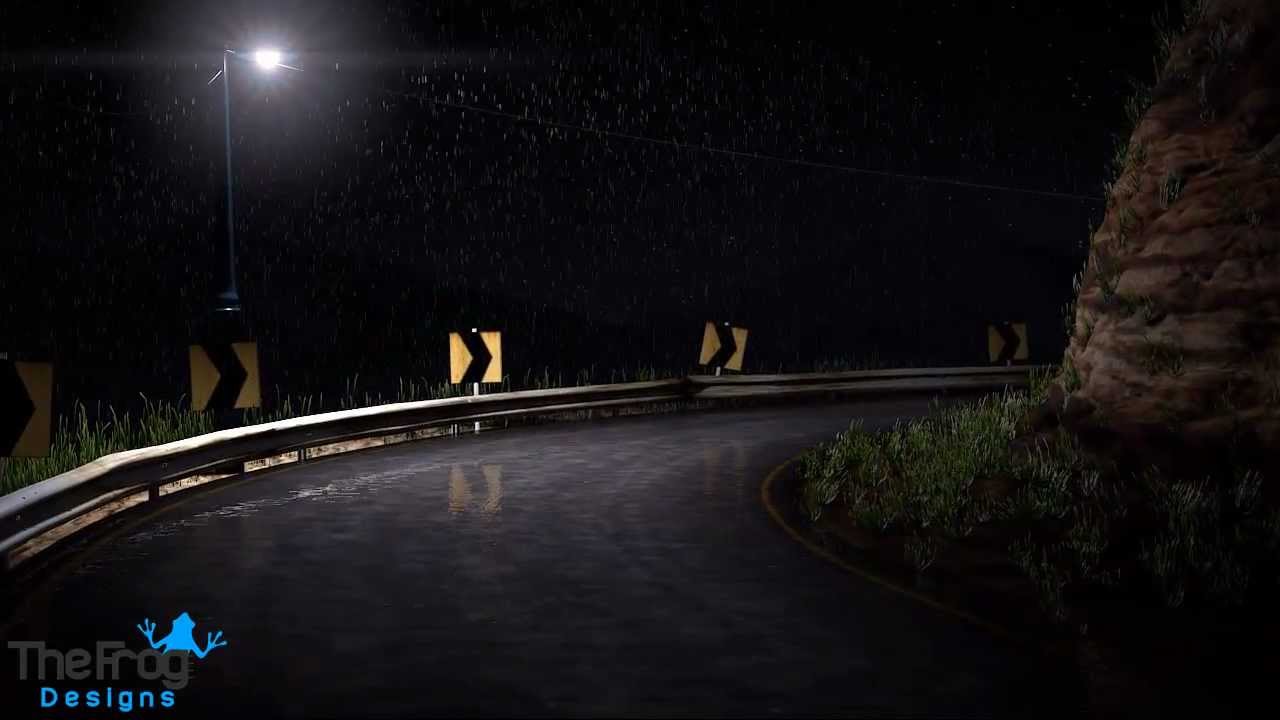 Blender 2.61 Realistic rain simulation - Dynamic Paint (1) HD