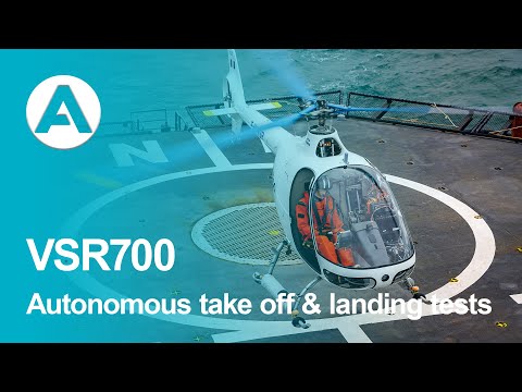 Testing VSR700 autonomous take off and landing capabilities