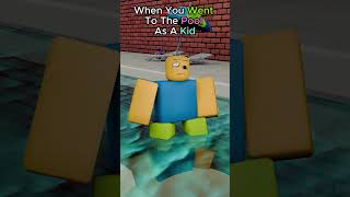 When You Went To The Pool As A Kid