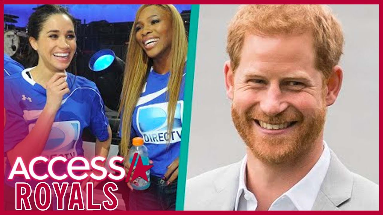 Prince Harry Crashes Meghan Markle's First Podcast w/ Serena Williams