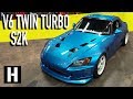 Twin Turbo'd and V6 Swapped S2000: Not your average S2K!!