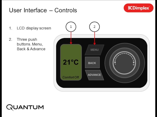 Dimplex Quantum Heater - Power Up Instructions - YouTube