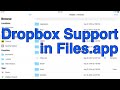 iPad Productivity: Dropbox Support in Files.app