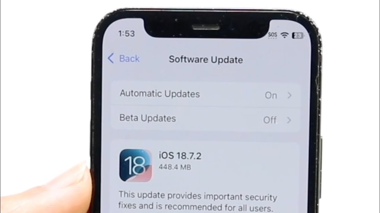 iOS 18.7.2 On iPhone 13 Is VERY Good - YouTube