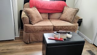 Walmart Storage Ottoman Unboxing - Tiny Home Living