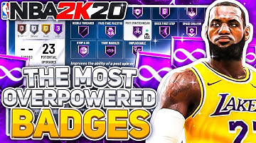 These OVERPOWERED BADGES Will Turn ANY BUILD Into The BEST BUILD in NBA 2K20