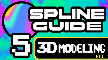 SPLINE GUIDE 🌐 Tutorial 5 : 3D MODELING - How to 3D Model in SPLINE Pt I : Faces Edges + Points