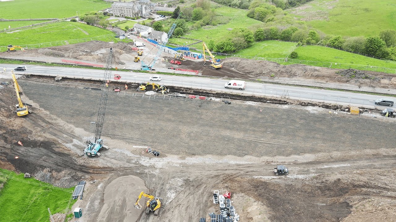 A595 Moresby Hall Highway Construction