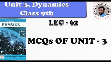 MCQs of unit 3 class 9 physics kpk textbook board | Multiple choice questions of unit 3