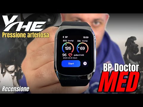 Recensione YHE BP Doctor MED Smartwatch che MISURA la Pressione Arteriosa!  TOP Design Display AMOLED 