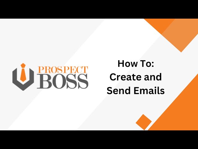 How to Create and Send Emails