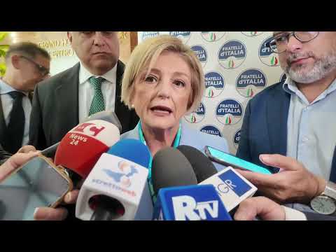 Il Ministro del Lavoro e delle Politiche Sociali Marina Calderone a Reggio Calabria