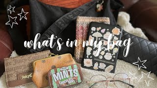 what’s in my bag! ♡ | baggu medium crescent bag ₊⋆ ☾⋆⁺