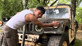 Humvee tow bar! Go to govplanet pick up my won for the humvee