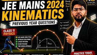 🔥 JEE Main 2024 Kinematics PYQs | Most Important Questions Solved | Physics In Mind #12
