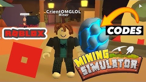 CODES FOR LEGENDARY EGGS!!!! Roblox: MINING SIMULATOR!!
