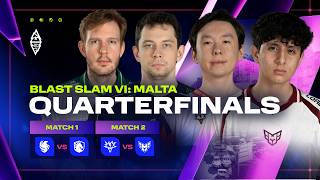 BLAST Slam VI: Malta, Quarterfinals - Falcons vs Liquid, Yandex vs HEROIC - Dota 2 LIVE