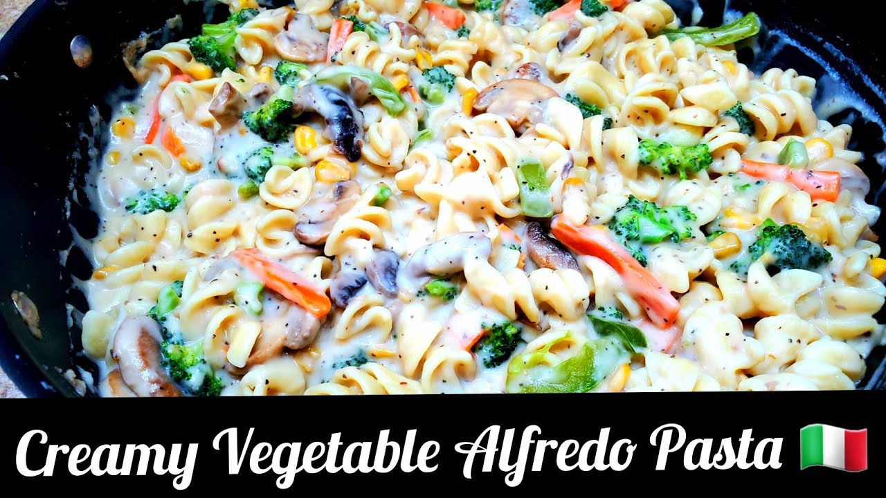 Creamy Alfredo Vegetable Pasta - The JFK | The Joint Family Vlogs